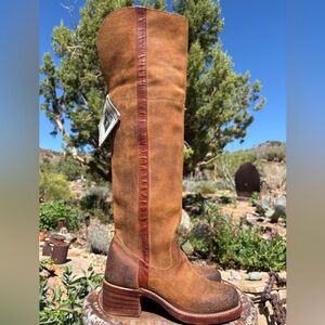 NWT FRYE 🇺🇸 Campus OTK Suede Tall Vintage Boots